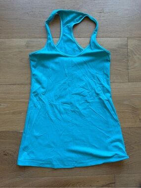 lululemon athletica Turquoise Racerback Tank